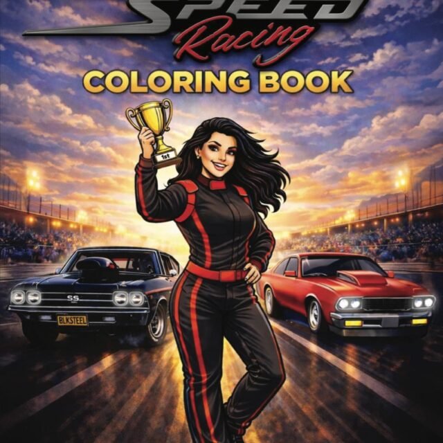 Dede Drag Racing Coloring Book